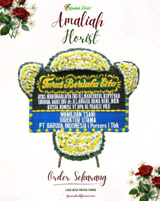 Papan Bunga Duka di Wahyuharjo