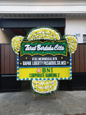 Papan Bunga Duka di Wahyuharjo